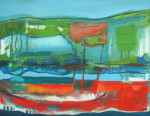 long boat, 100x80, 2011